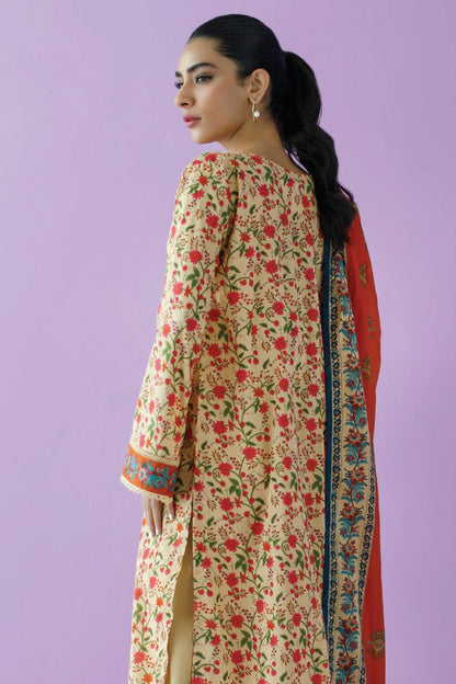 Orient Basic Printed Lawn 3PC