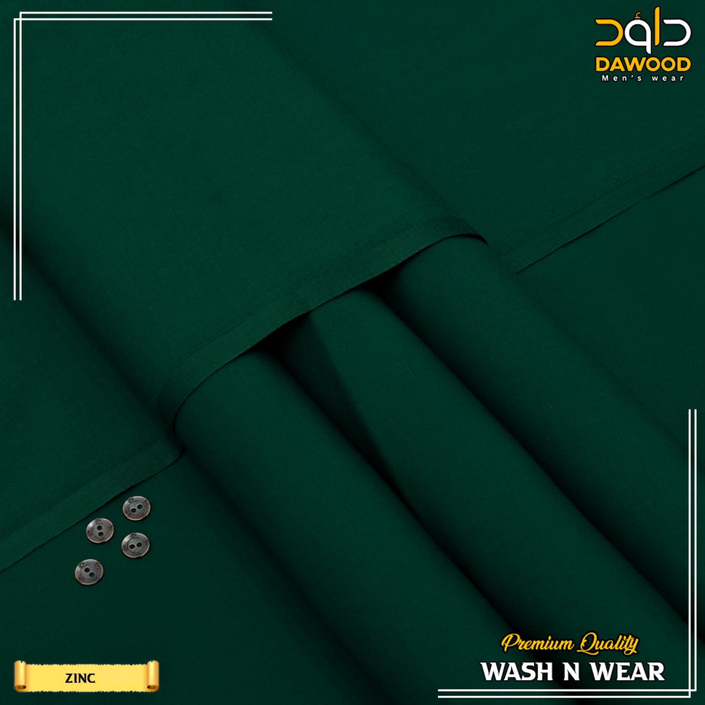 Dawood Men’s Wear – Greenish-Zinc