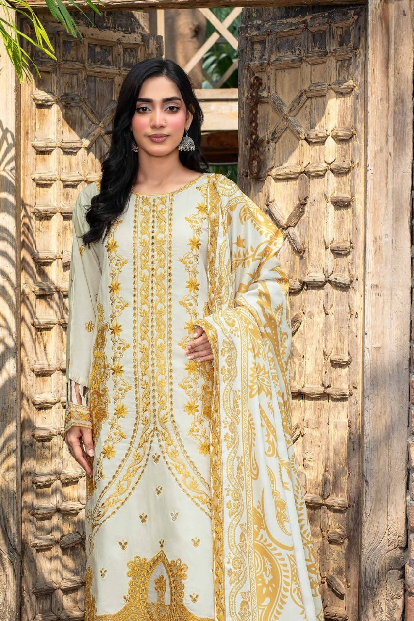 Falak By Feroza Luxury Embroidered Staple 3PC