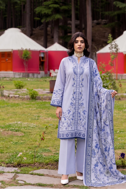 Zarish By Shanaya Digital Printed Karandi 3PC