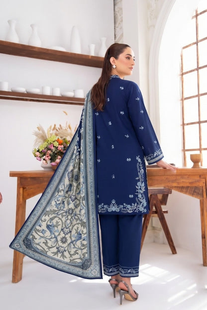 Mannat By Shanaya Digital Printed Stone Linen 3PC