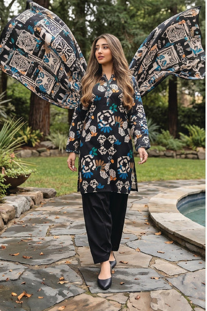 Zesh Digital Printed Khaddar 3PC