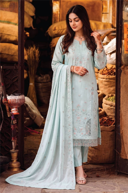 Fatima Bano By Dastak Luxury Emb Lawn Volume 3PC