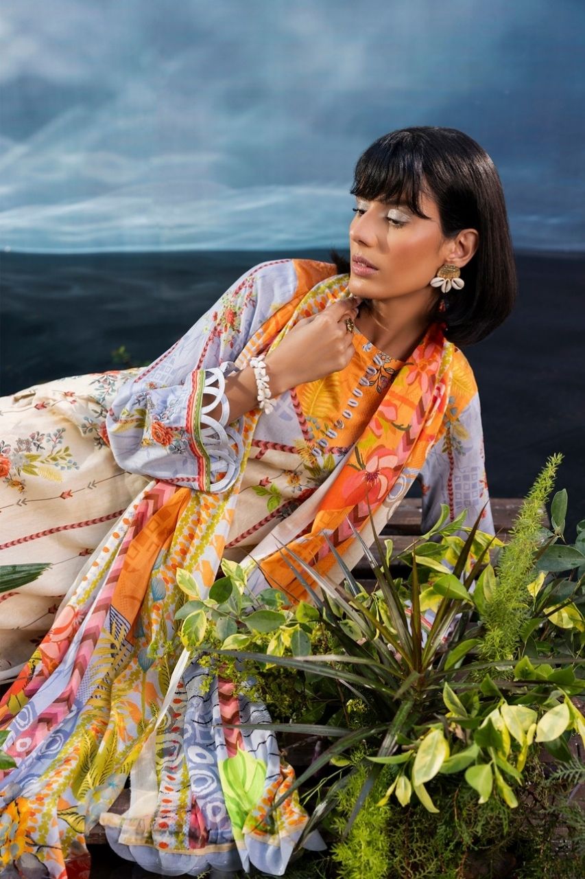 Pehli Kiran By Paltar Premium Printed Lawn 3PC