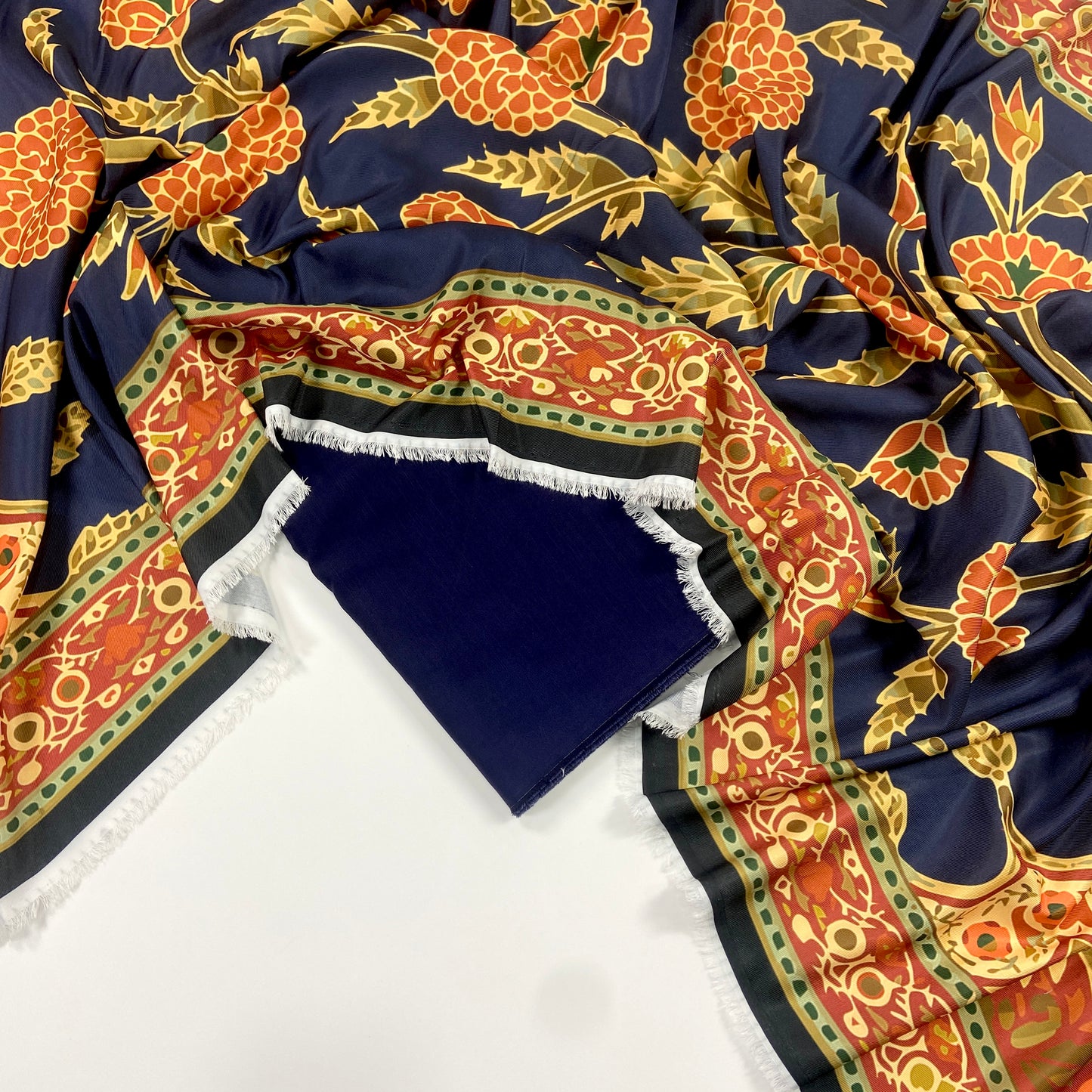 Maria B Slub Khaddar Dyed Matching Suit With Wool Shawl-3PC