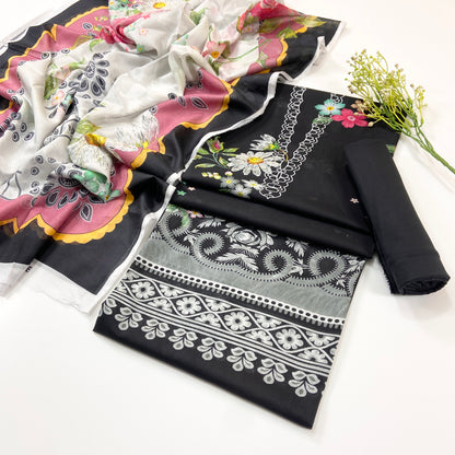 Beechtree Summer Digital Printed Lawn 3PC