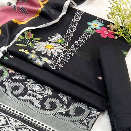 Beechtree Summer Digital Printed Lawn 3PC