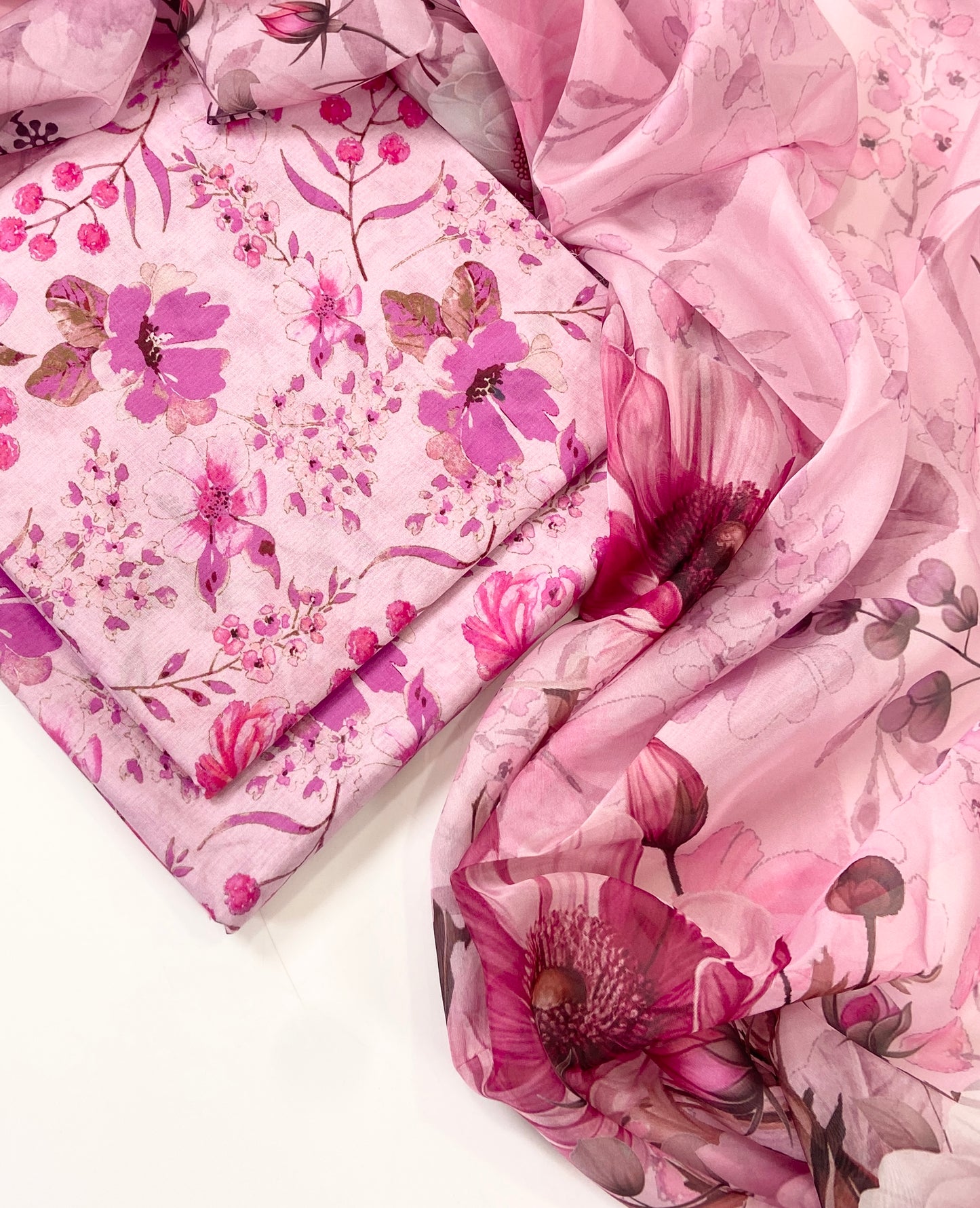 Baroque Digital Printed Lawn 3PC