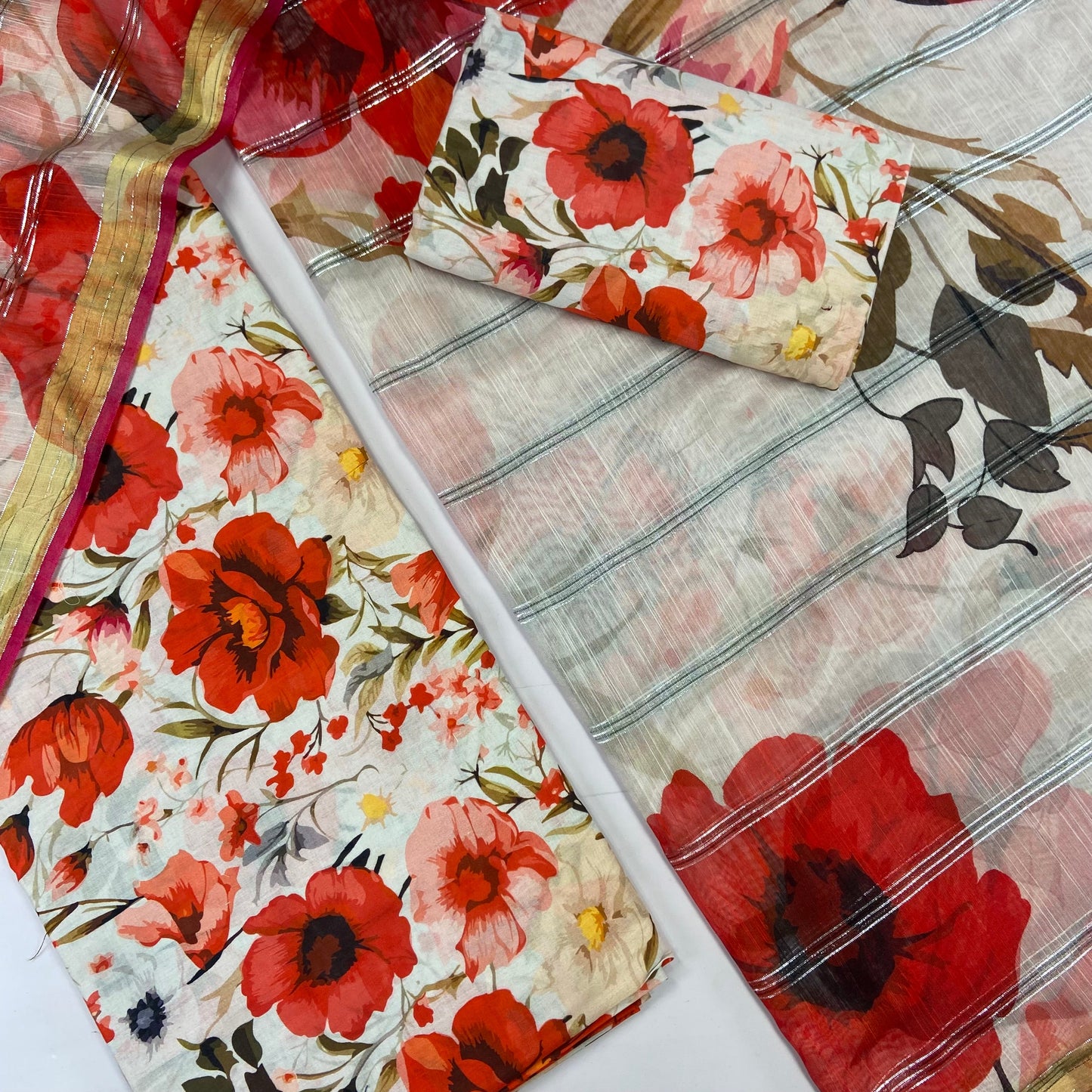 Baroque All Over Printed Lawn 3-PC