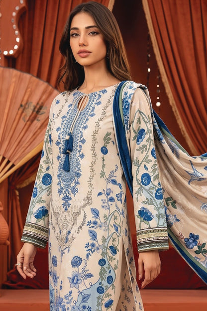 Zesh Printed Velvet Dora Viscose 3PC