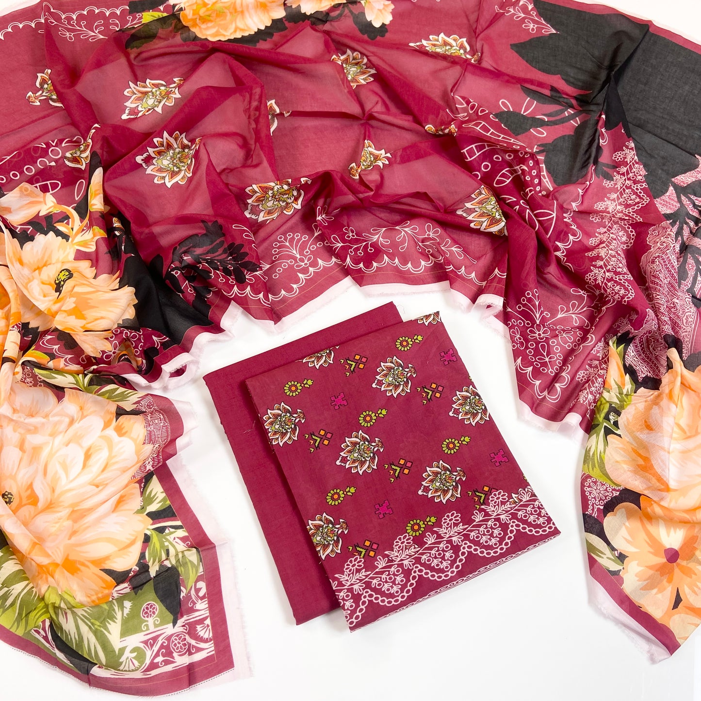Madham By Lala Digital Airjet Printed Lawn 3PC