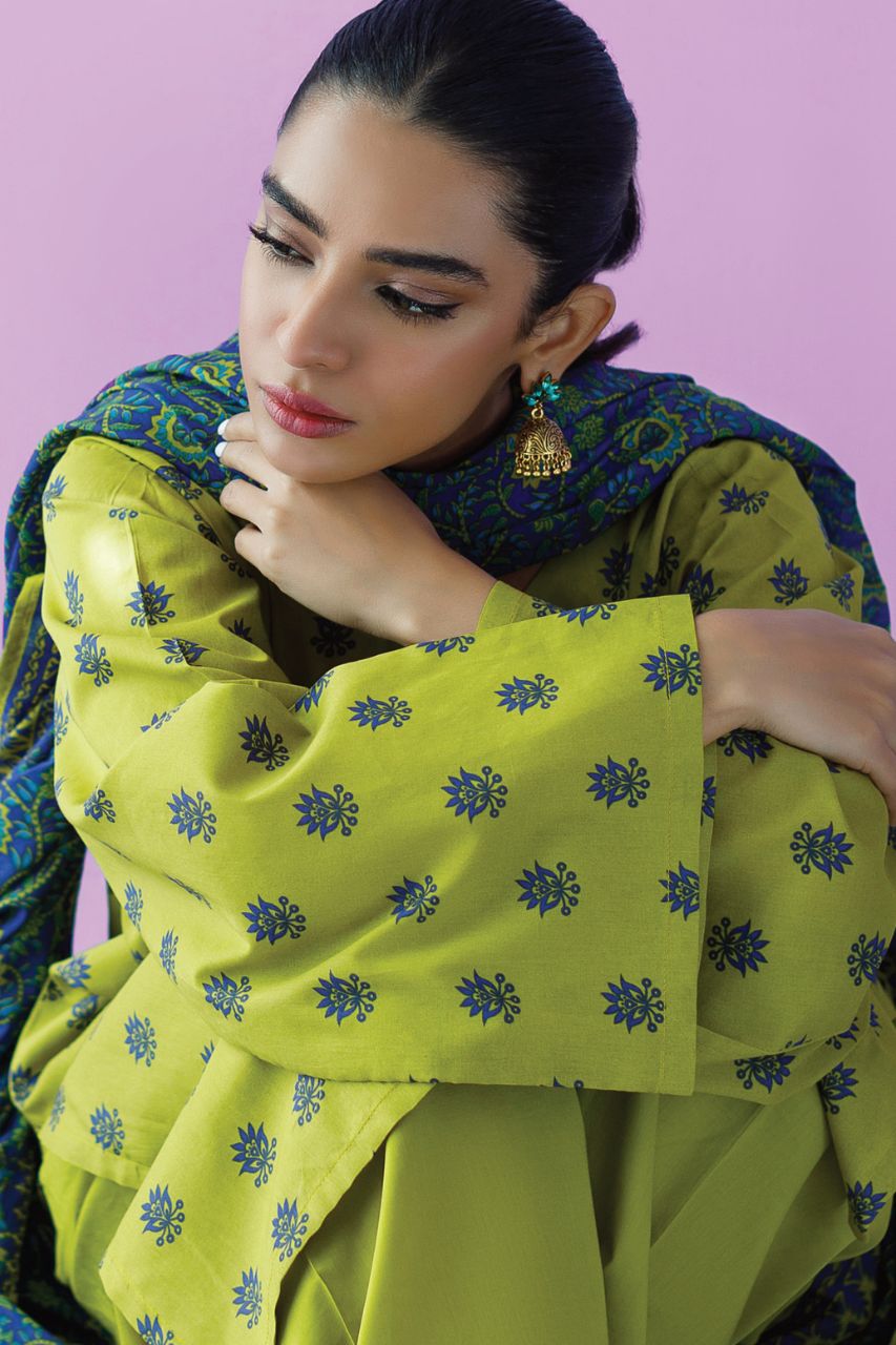 Orient Basic Printed Lawn 3PC