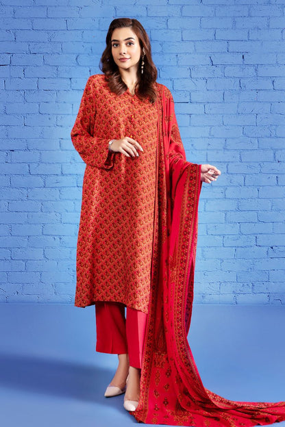 Nishat Digital Printed Lawn 3PC