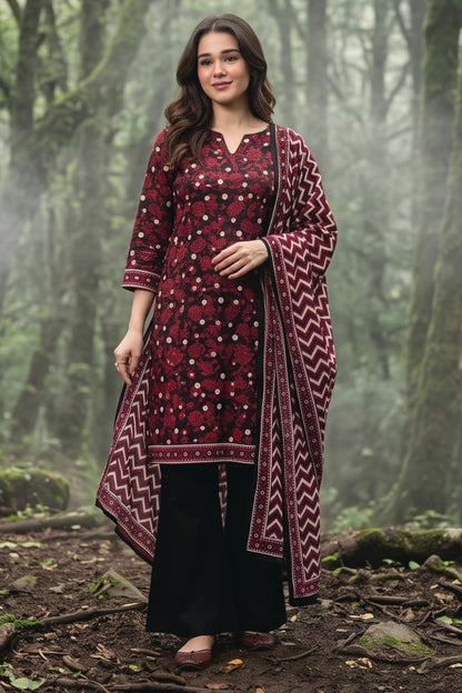 Zesh Digital Printed Khaddar 3PC
