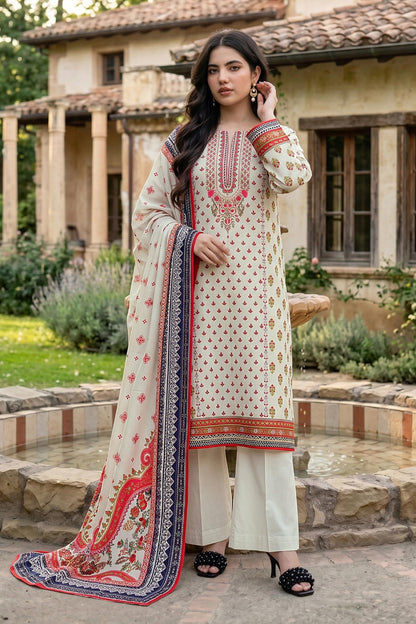 Mashaim Digital Printed Linen 3PC