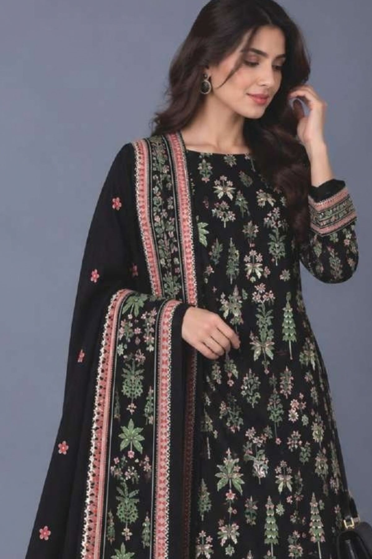 Bareeze Digital Printed Khaddar 3PC