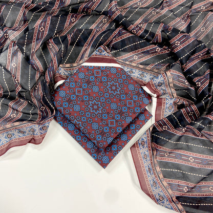 Bin Saeed Digital Printed Lawn 3PC