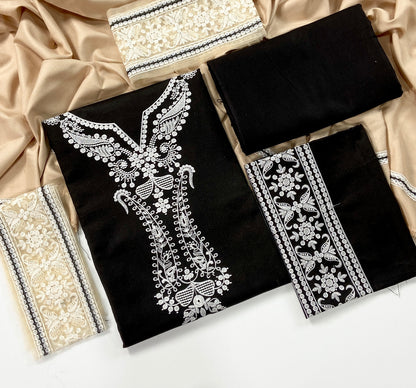 Laam Luxury Emb Dhanak 3PC