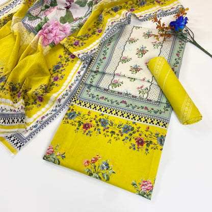 Elaf Premium Digital Printed Lawn 3PC