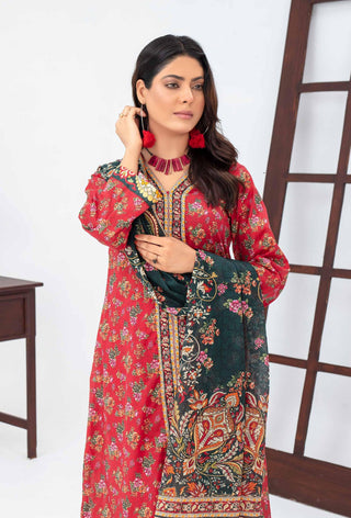 Mahi Digital Printed Lawn 3-PC