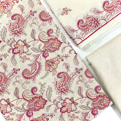 Bareeze White Embroidered Khaddar 3PC