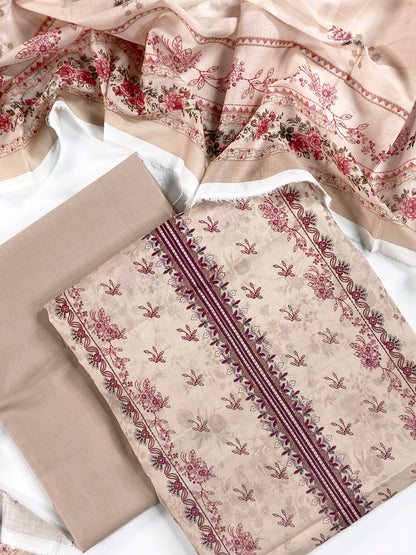 Mashaim Digital Printed Lawn 3PC