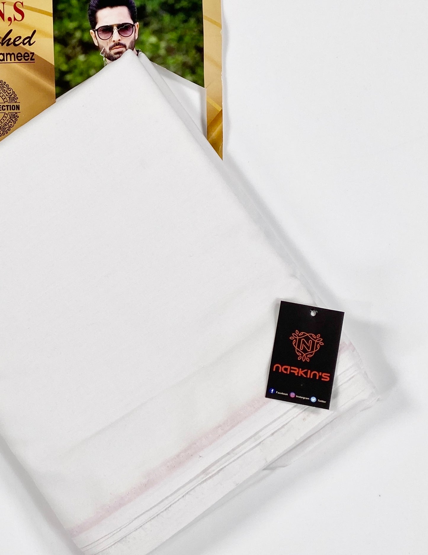 Narkins Men’s Summer Wash&Wear Suit – Unstitched