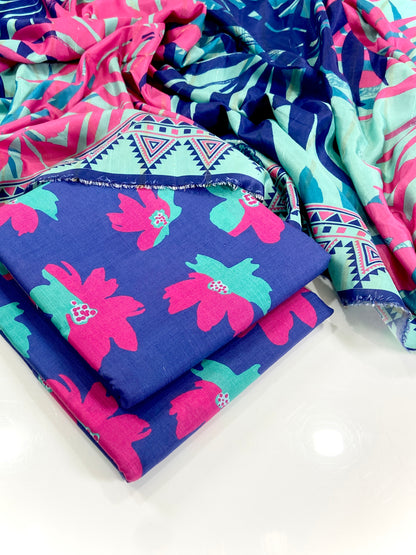 Elegance By Anaya Noor Printed Khaddar 3PC