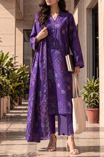 Saya Premium Printed Khaddar 3PC