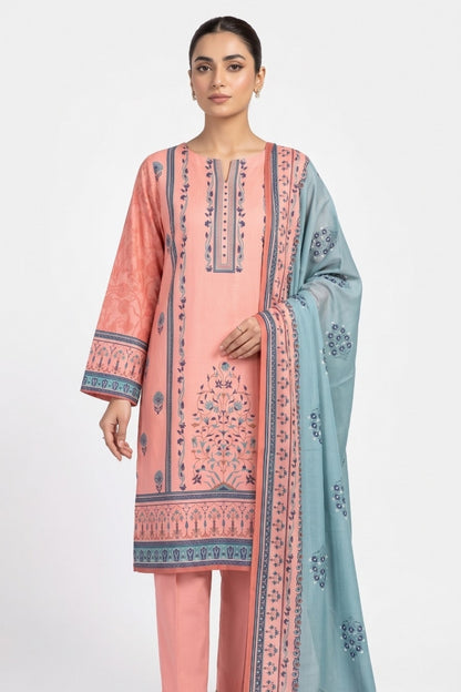 Anaya Noor Digital Printed Cotry Khaddar 3PC