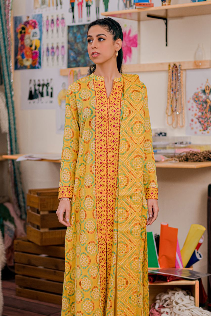 Nishat Digital Printed Lawn 3PC