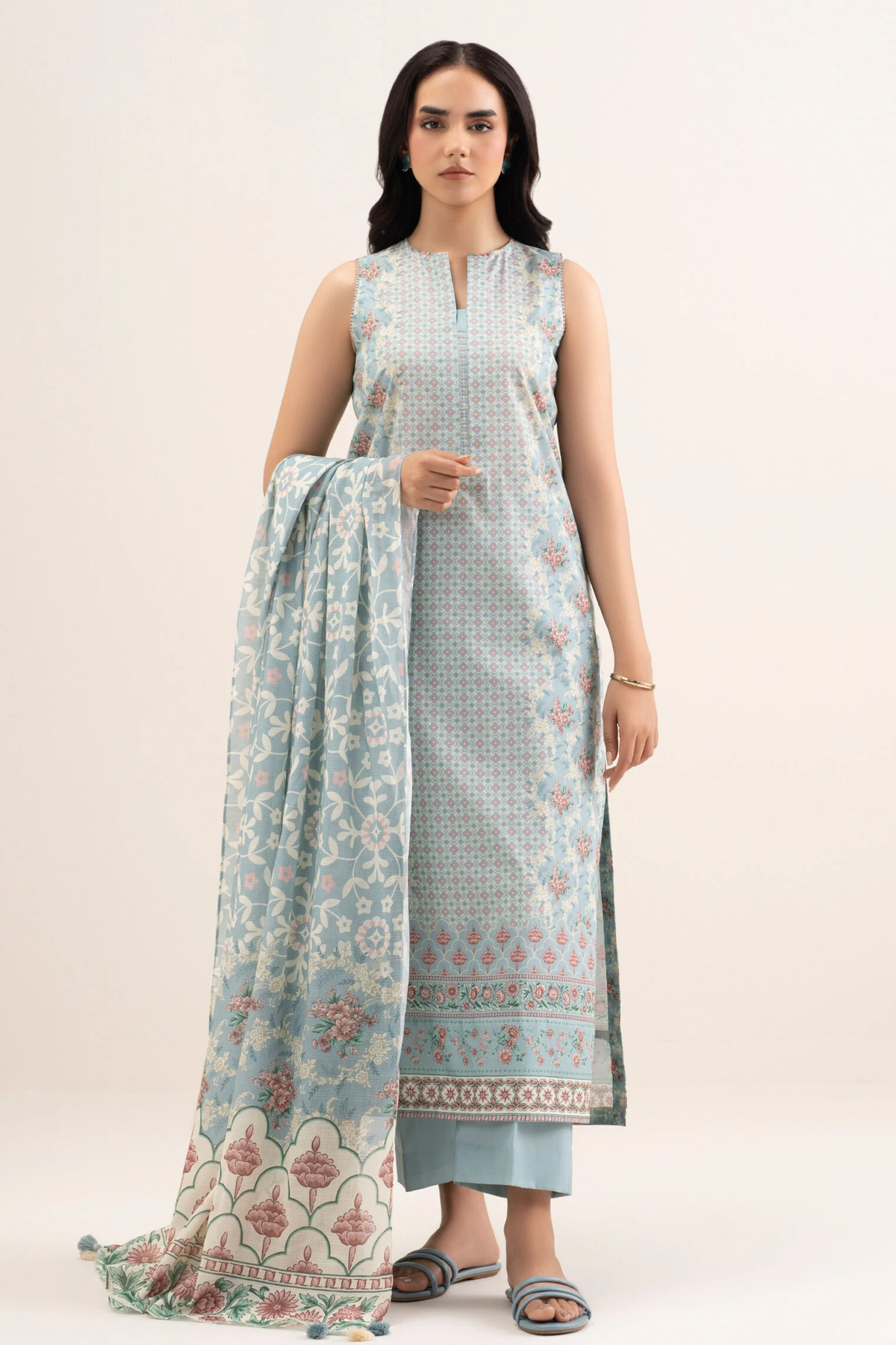 Sukoon By Sapphire Digital Printed Lawn 3PC