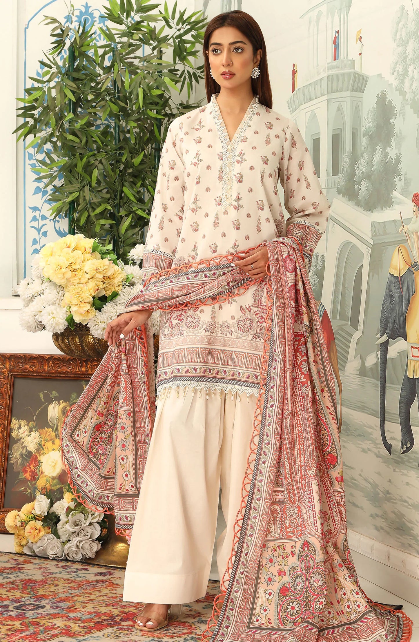 Mausummery Digital Printed Lawn 3PC