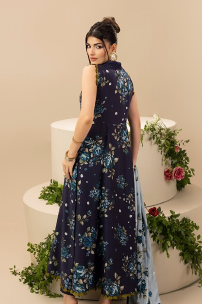 Paltar Printed Slub Linen 3PC