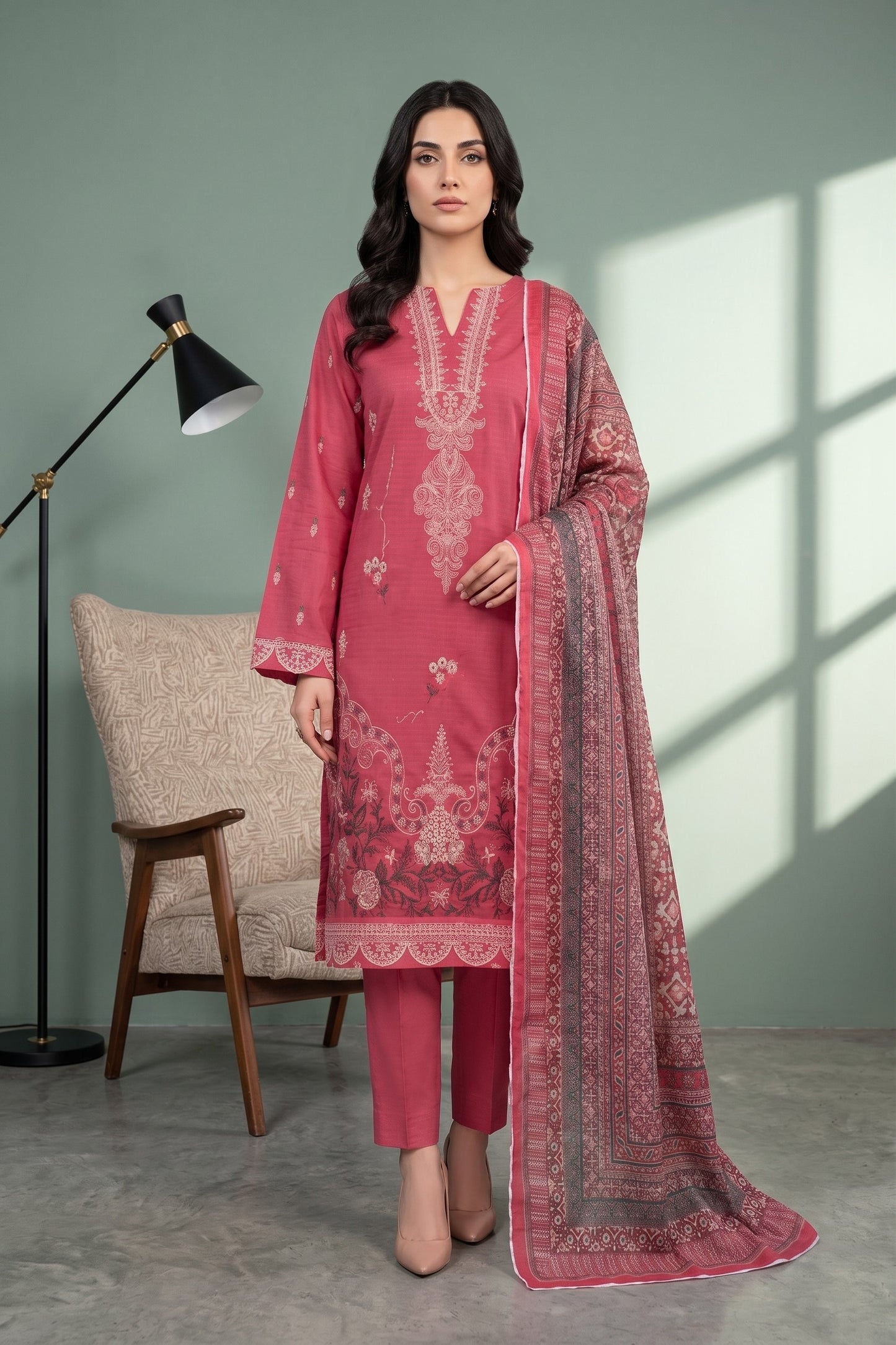 Florent By Anaya Noor Embroidered 3PC