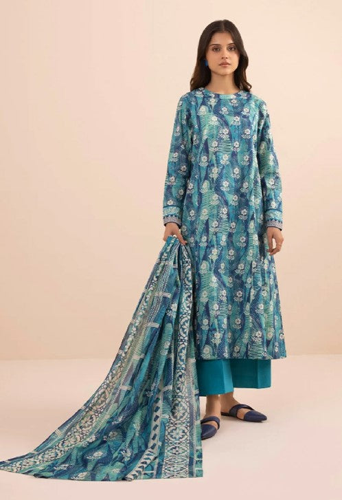 Sapphire 3-Piece Printed Lawn Suit Eid Collection 2024