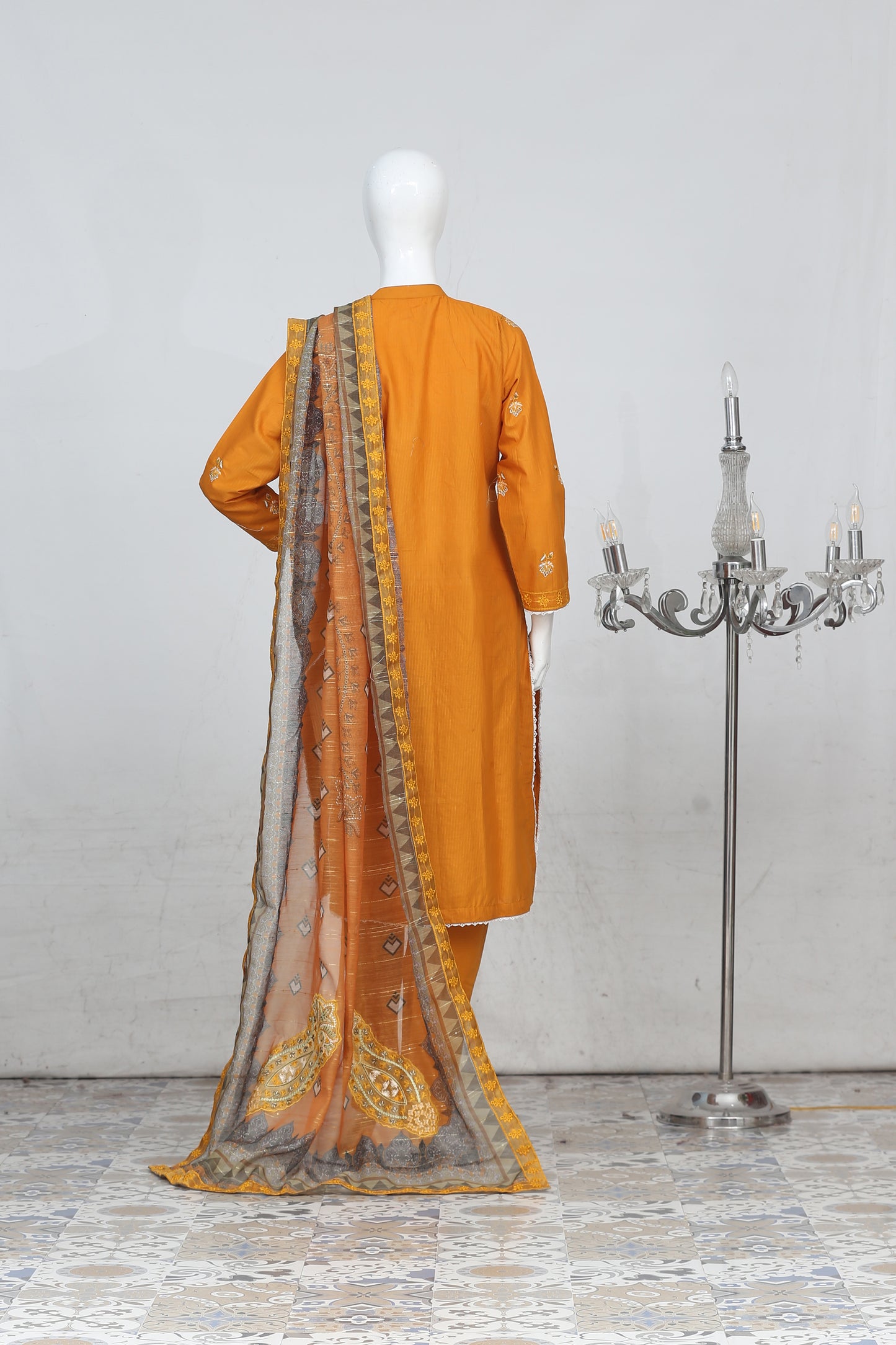 Anaya Noor Heavy Embroidered Bana Dora 3-PC