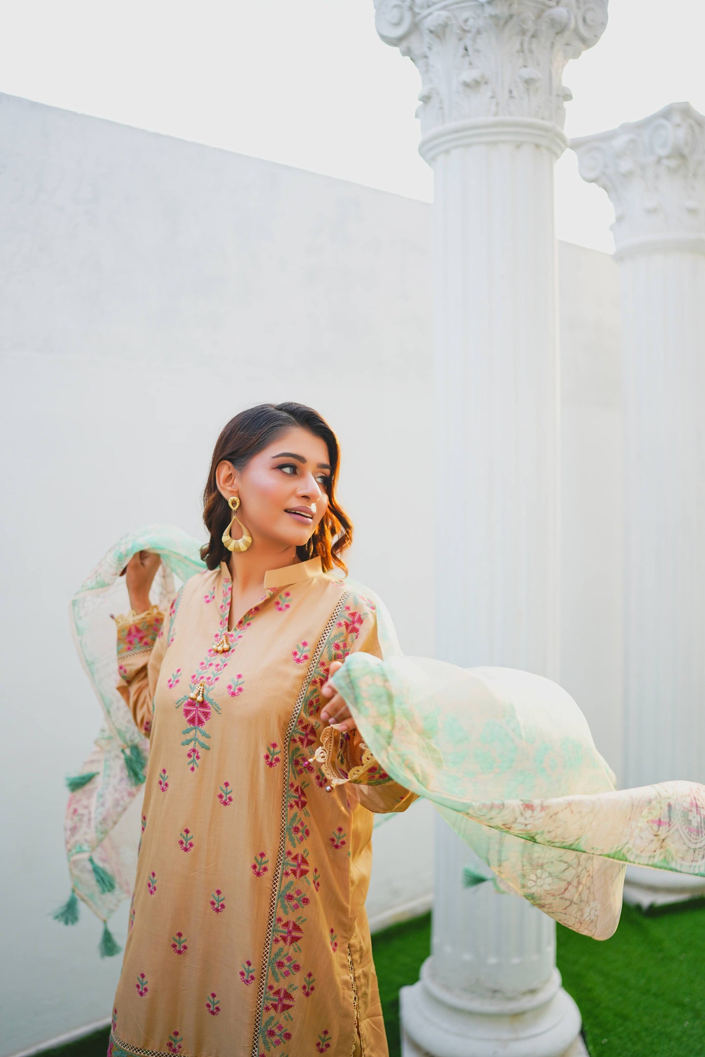 Silk & Stories Luxury Heavy Embroidered 3PC