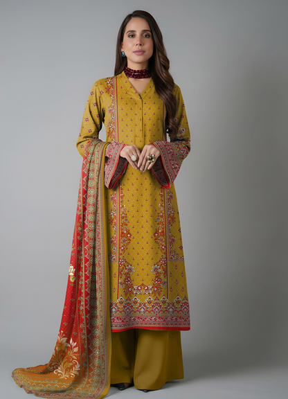 Bareeza Digital Printed Lawn 3PC