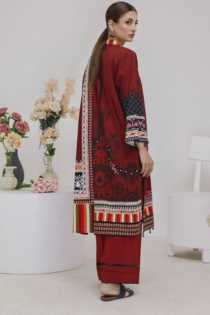 Salina Digital Printed Linen 3PC