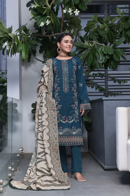 Blanca | Dressline | Emb Dhanak -3PC