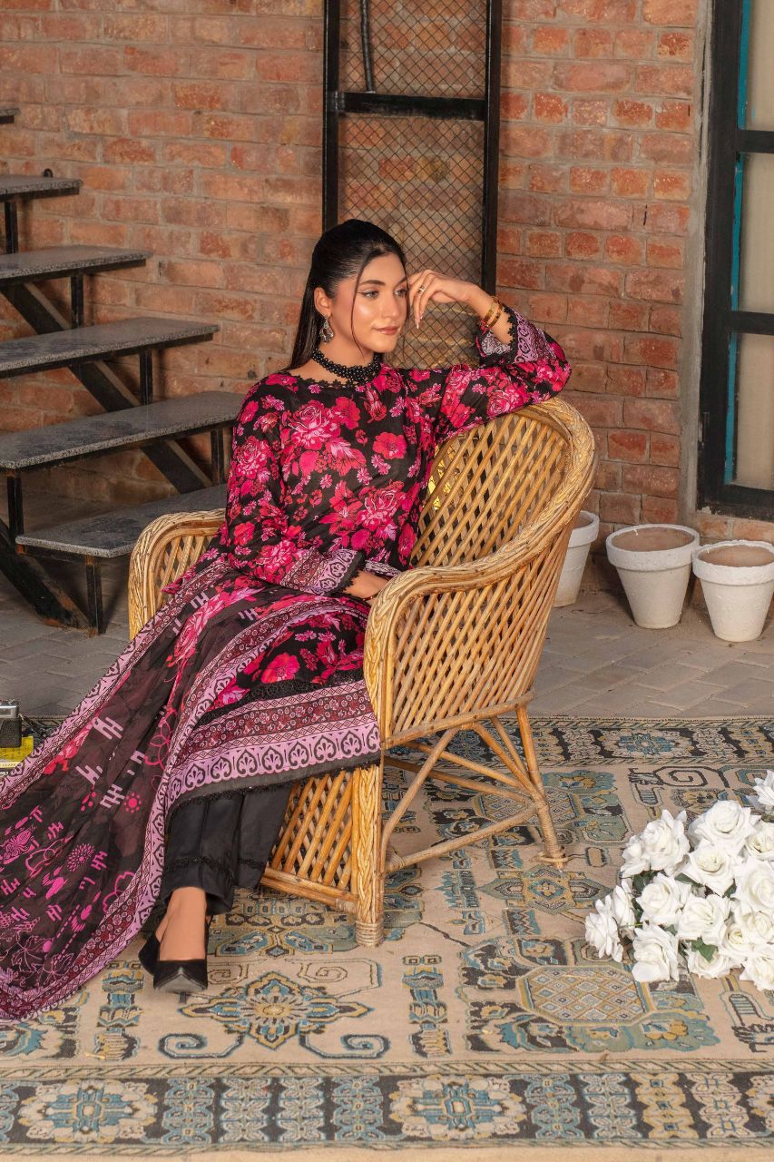 Fabiha By Feroza Printed Lawn 3-PC