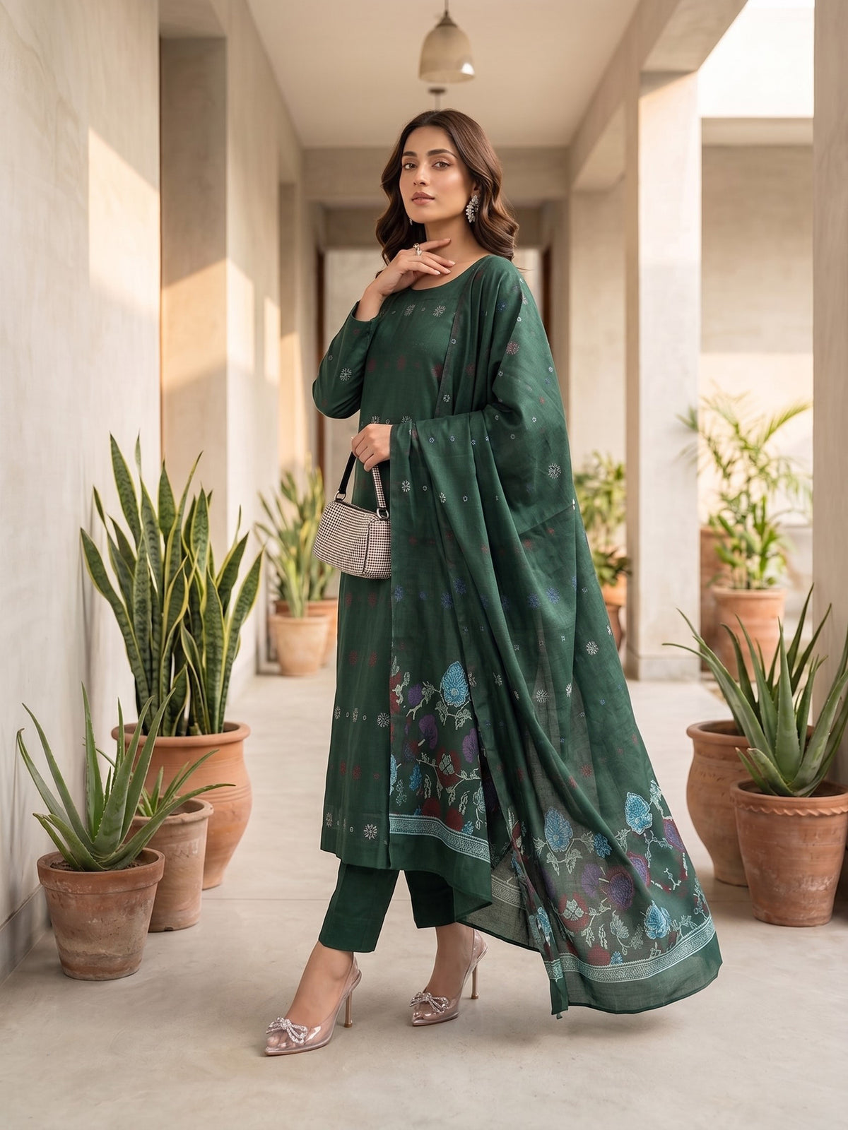 Cross Stitch Premium Printed Viscose 3PC