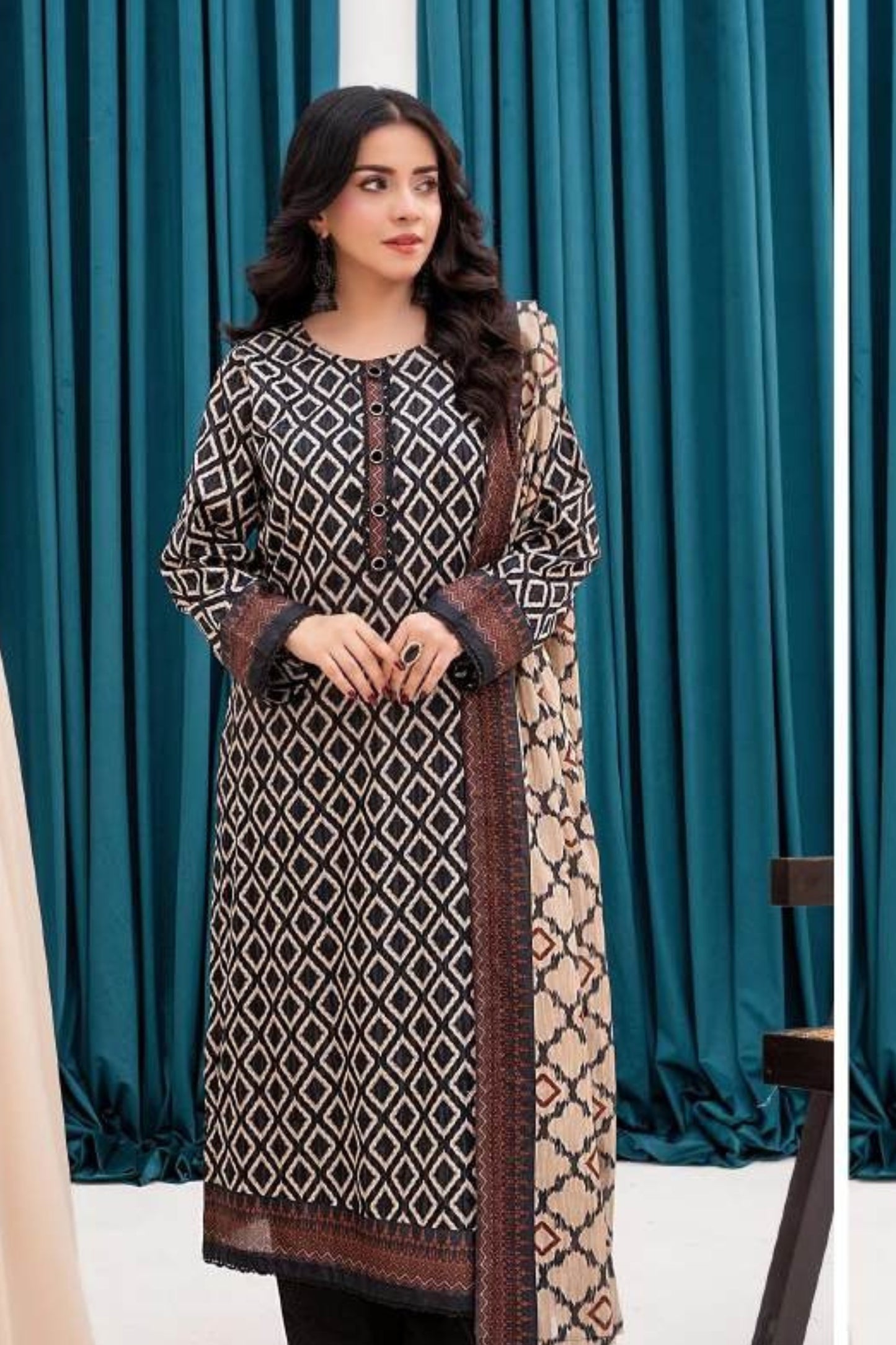Zesh Printed Lawn 3-PC