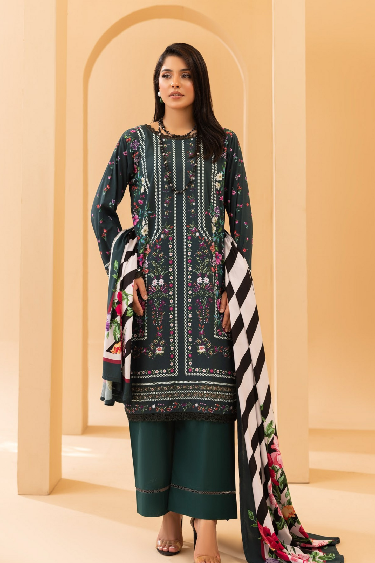 Motifz Premium Printed Linen 3PC