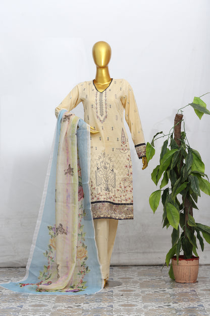 Zarqash By Anaya Noor Heavy Emb With Neno Kara 3PC