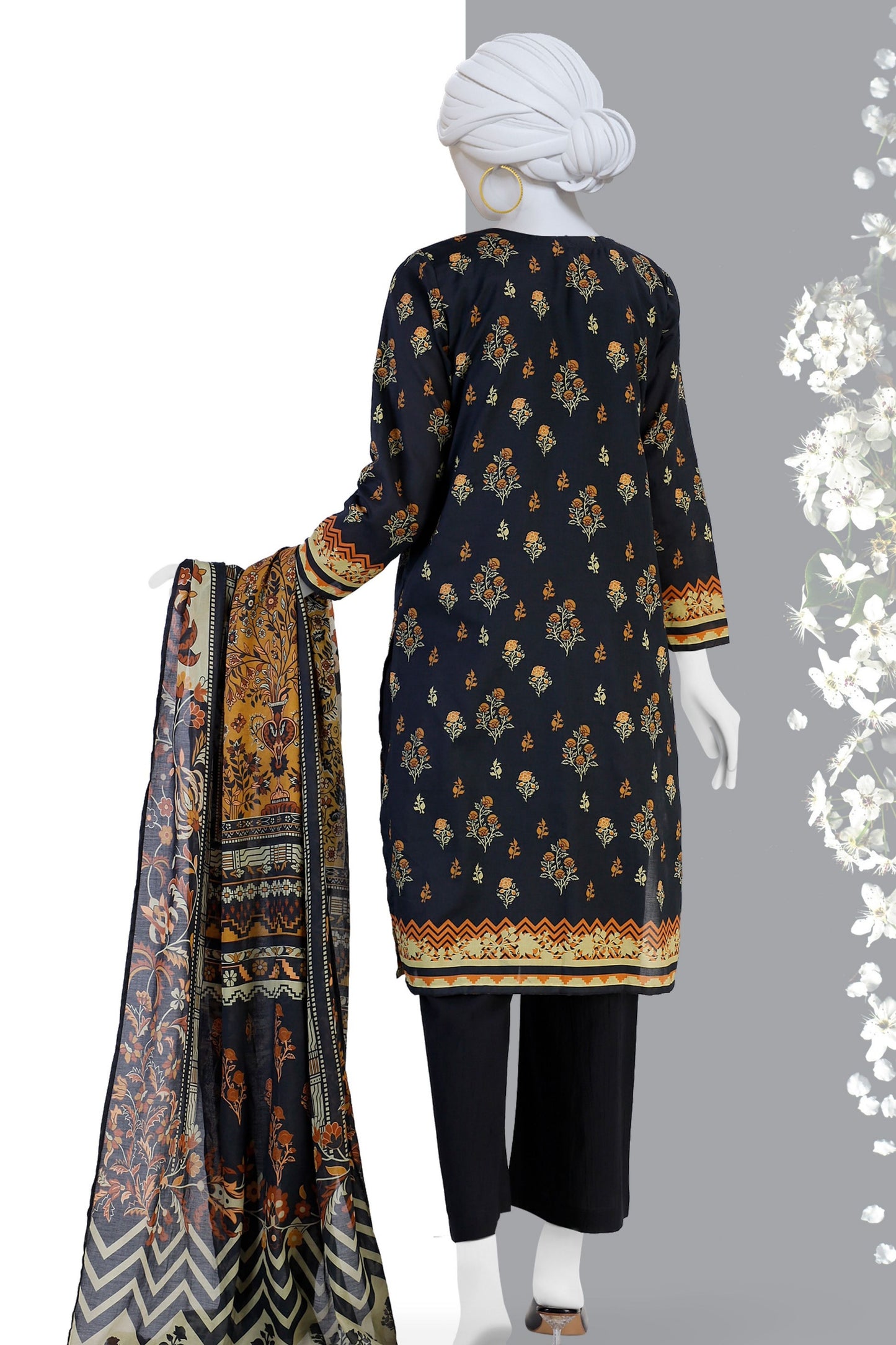 Panjnad By J. Printed Lawn 3PC