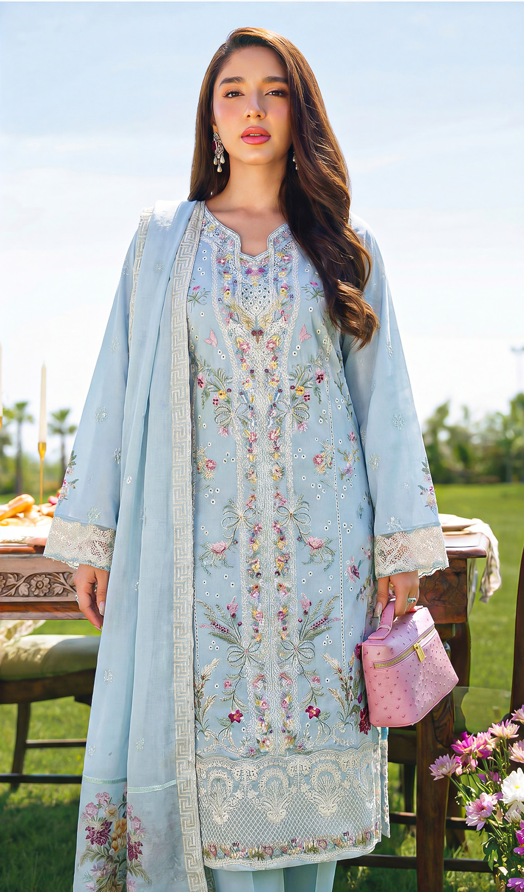 Nasheman By Anaya Noor Exclusive Heavy Emb Lawn 3PC