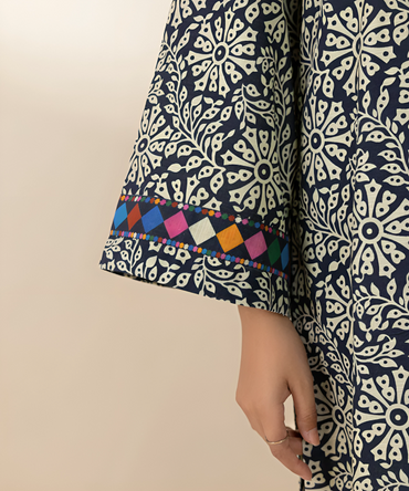 Sapphire Digital Printed Linen 3-PC