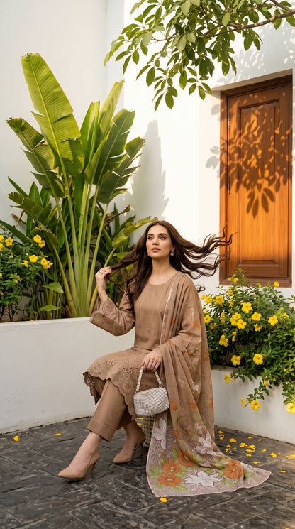 Dream Stone By Anaya Noor Full Heavy Emb Viscose 3PC